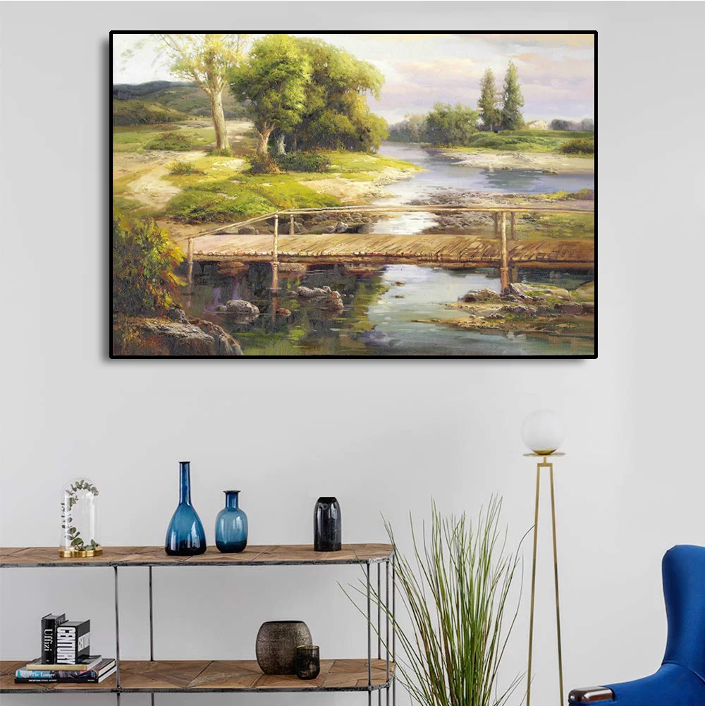 Forest Landscape Abstract Oil Painting on Canvas Wall Art Pictures Bedroom Bathroom Living Room Decoration Cuadros Posters
Forest Landscape Abstract Oil Painting on Canvas Wall Art Pictures Bedroom Bathroom Living Room Decoration Cuadros Posters
