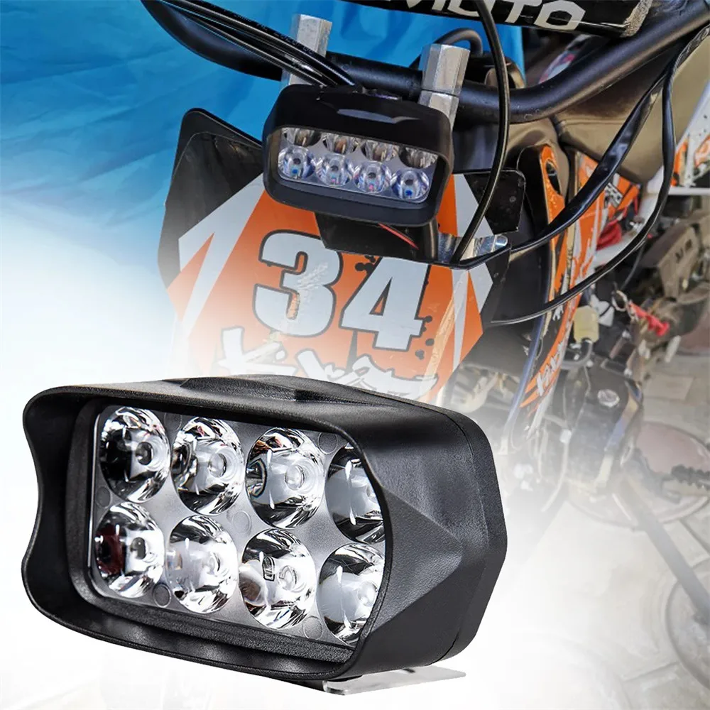 2pcs 8 LED 12W Motorcycle Headlight Fog Spot Lights Bulb&Switch With 1pc On/Off Switch For Motorbikes Lighting Scooters
2pcs 8 LED 12W Motorcycle Headlight Fog Spot Lights Bulb&Switch With 1pc On/Off Switch For Motorbikes Lighting Scooters