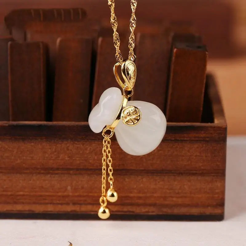 Elegant Shiraishi Money Bag Metal Pendant Ladies Exquisite Fashion Amulet High-End Jewelry Gift
Elegant Shiraishi Money Bag Metal Pendant Ladies Exquisite Fashion Amulet High-End Jewelry Gift