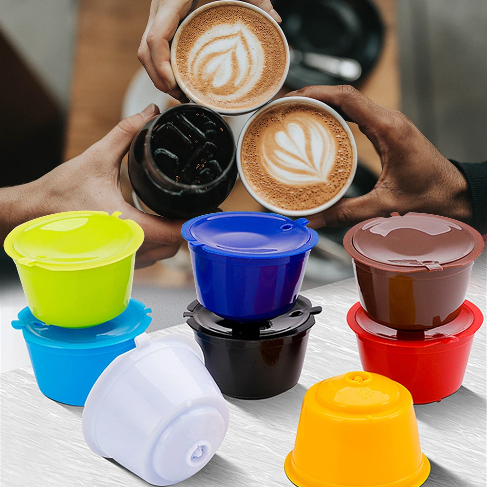 Reusable Coffee Capsule Cup For Nescafe Dolce Gusto Compatible Refillable Cafe Machine Filter Spoon Brush Baskets Pod Strainer
Reusable Coffee Capsule Cup For Nescafe Dolce Gusto Compatible Refillable Cafe Machine Filter Spoon Brush Baskets Pod Strainer
