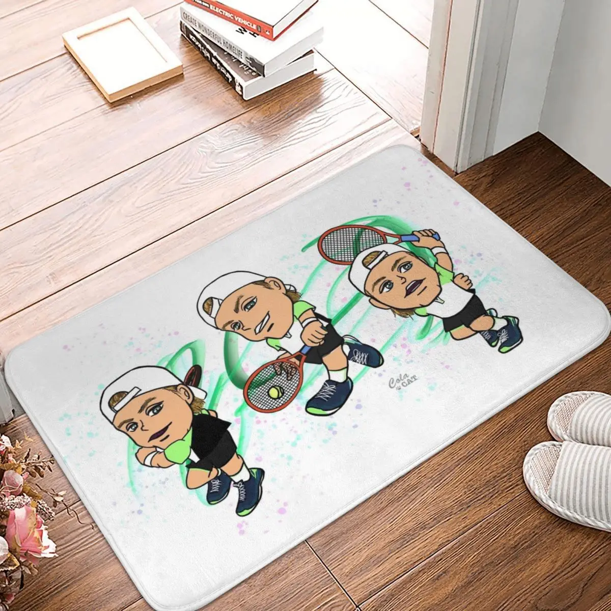 Denis Shapovalov Doormat Carpet Mat Rug Polyester Anti-slip Floor Decor Bath Bathroom Kitchen Bedroom 40*60
Denis Shapovalov Doormat Carpet Mat Rug Polyester Anti-slip Floor Decor Bath Bathroom Kitchen Bedroom 40*60