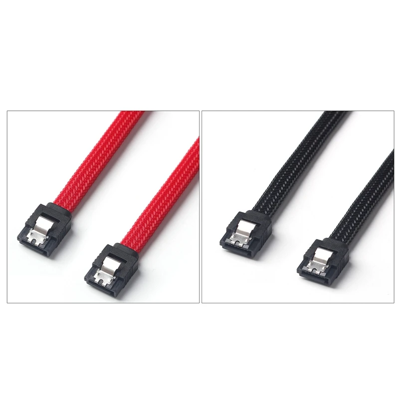 AAAE топ-2 шт. 50 см SATA 3 0 III SATA3 7Pin кабель для передачи данных 6 ГБ/сек. SSD Кабели HDD