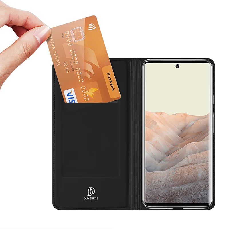 Оригинальный чехол Dux Ducis из искусственной кожи для Google Pixel 6 Pro роскошный тонкий