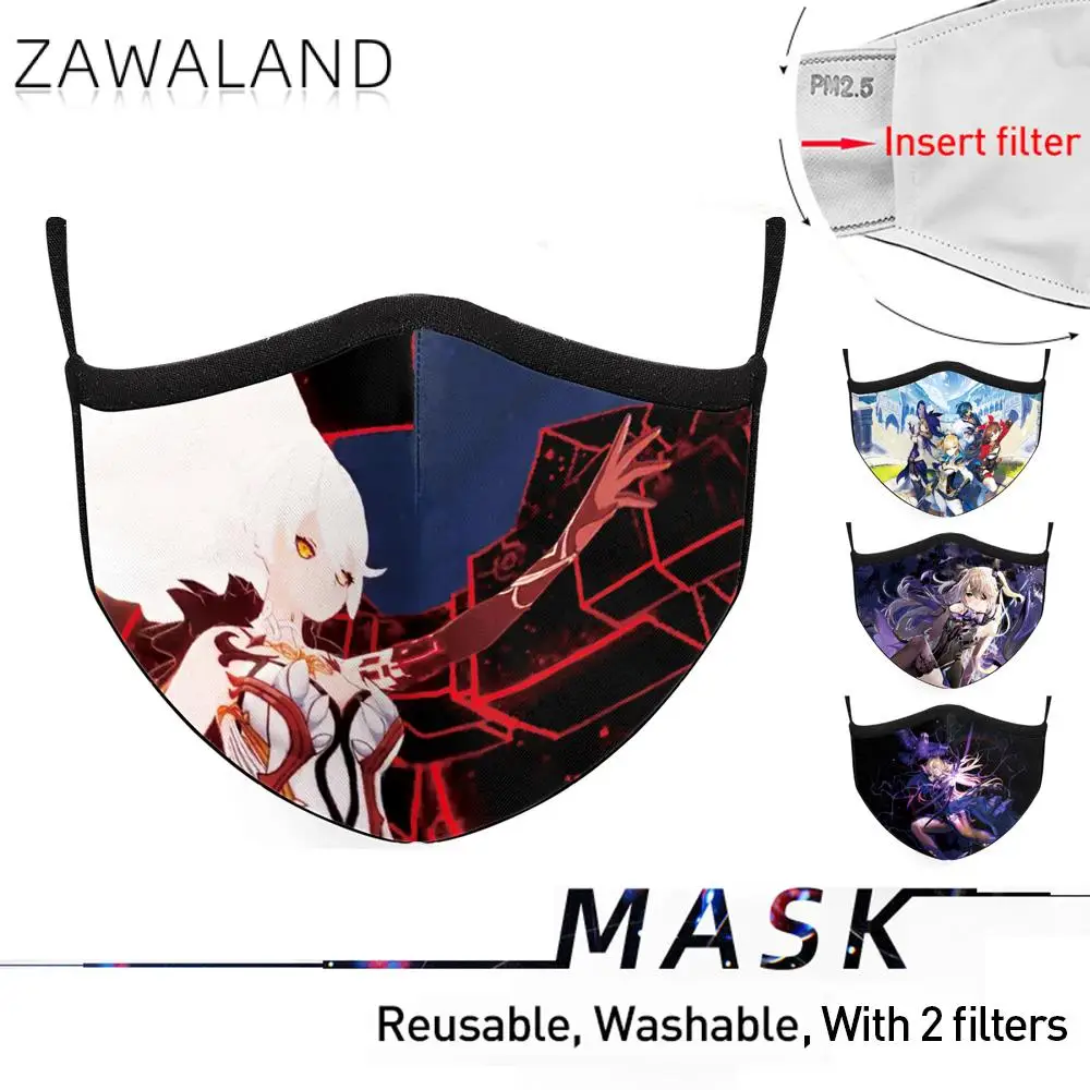 Ударные маски Zawaland Genshin для игр на открытом воздухе унисекс многоразовая маска для рта маска с принтом аниме для взрослых и детей маска-филь...
Ударные маски Zawaland Genshin для игр на открытом воздухе унисекс многоразовая маска для рта маска с принтом аниме для взрослых и детей маска-филь...