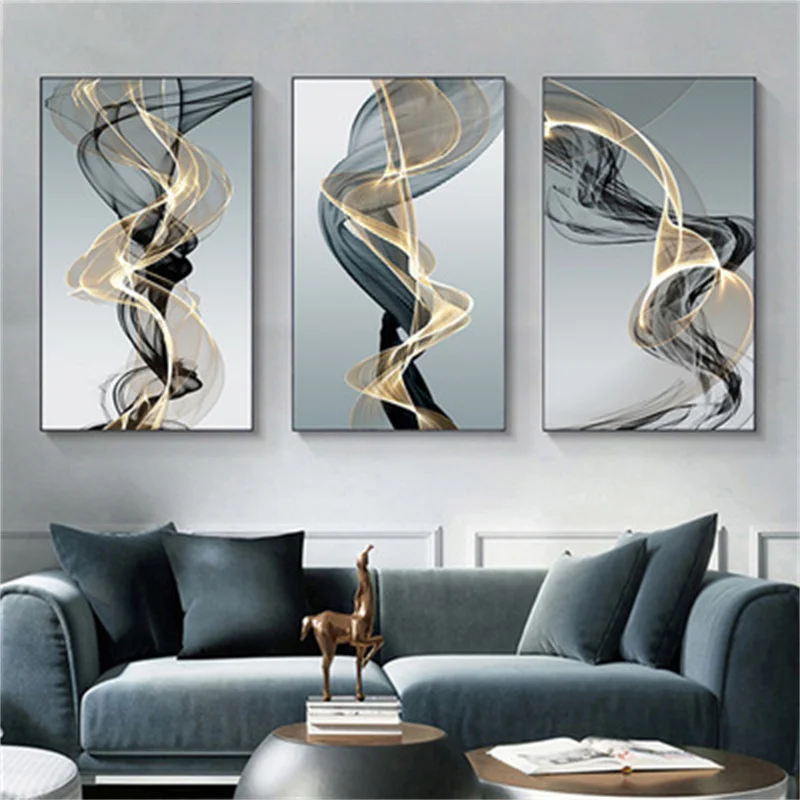 Abstract Golden Black Line Art Wall Print Poster Painting Impressive Chiffon Design Modern Picture Living Room Home Decoration
Abstract Golden Black Line Art Wall Print Poster Painting Impressive Chiffon Design Modern Picture Living Room Home Decoration