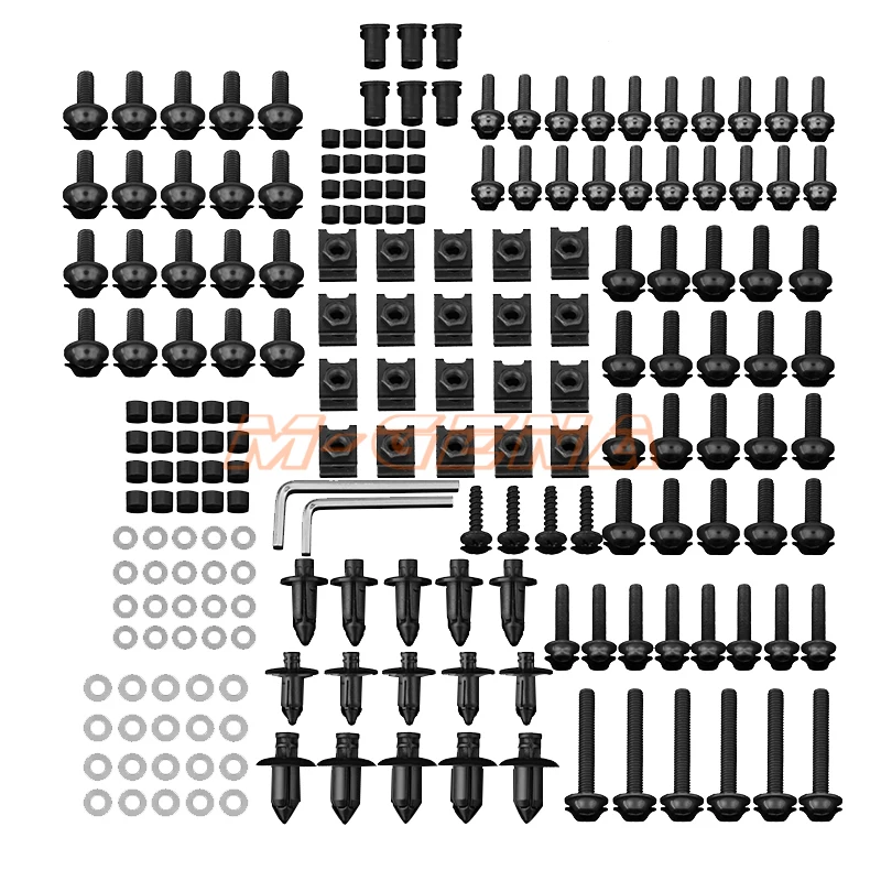186 PCS Motorcycle Accessories Aluminum Fairing Bolt Screws Kit Fit For HONDA VFR400/800/1200 CBR250R/300R/500R CBR929/954
186 PCS Motorcycle Accessories Aluminum Fairing Bolt Screws Kit Fit For HONDA VFR400/800/1200 CBR250R/300R/500R CBR929/954