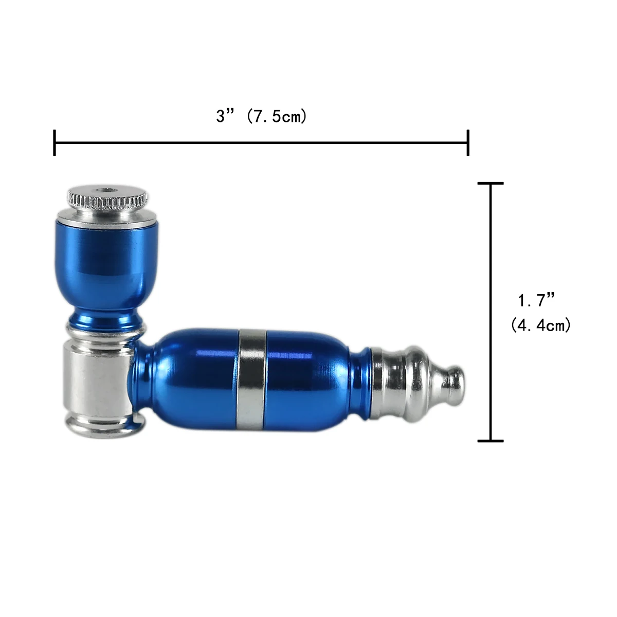 Formax420 7.5*4.4 CM 7 Parts Aluminum Smoking Pipe Tobacco Hand Pipes Random Color
Formax420 7.5*4.4 CM 7 Parts Aluminum Smoking Pipe Tobacco Hand Pipes Random Color