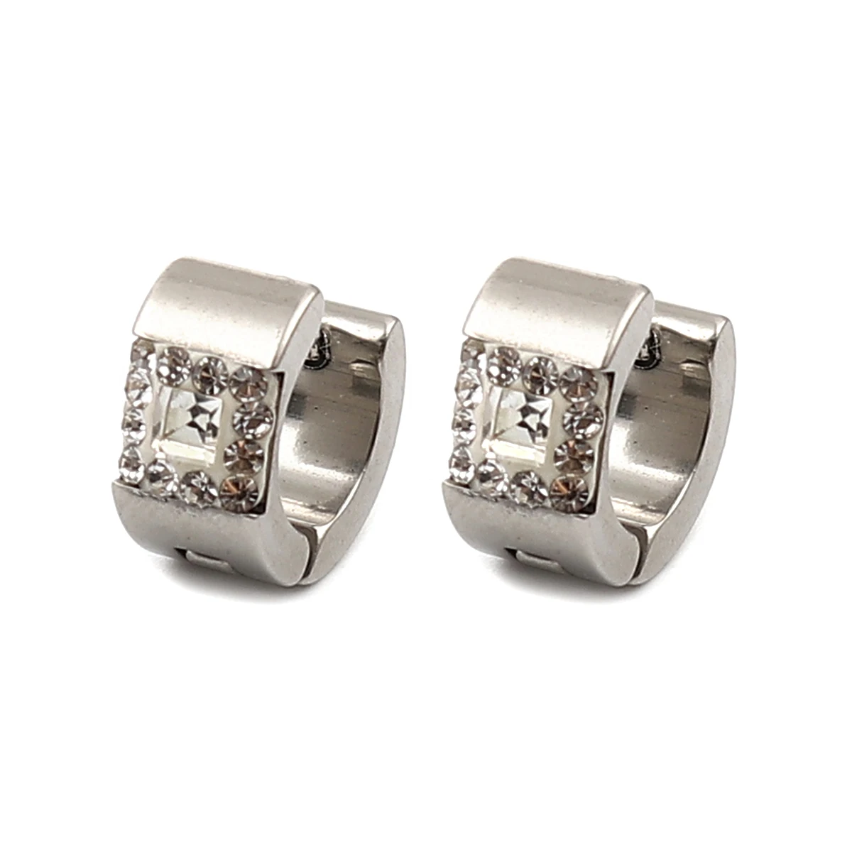 Hot Stainless Steel Hoop Earrings For Women Jewelry Silver Color Round 13mm Dia., Post/ Wire Size: (20 gauge), 1 Pair
Hot Stainless Steel Hoop Earrings For Women Jewelry Silver Color Round 13mm Dia., Post/ Wire Size: (20 gauge), 1 Pair
