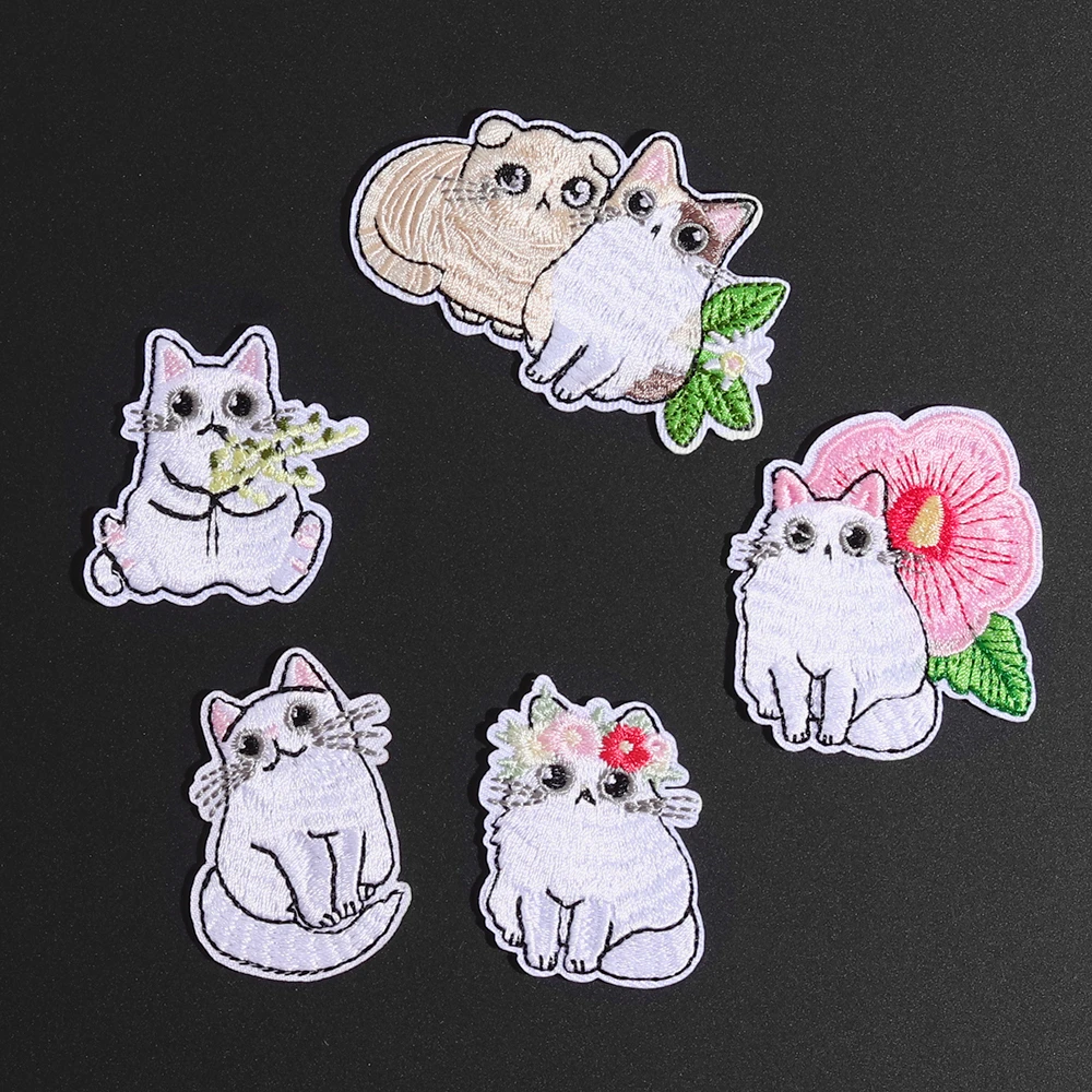 1PC Cherry Blossoms Flower Embroidery Patches for Bag Jeans Cat Iron On Patches for Clothes Small DIY Patch Cute Animal
1PC Cherry Blossoms Flower Embroidery Patches for Bag Jeans Cat Iron On Patches for Clothes Small DIY Patch Cute Animal