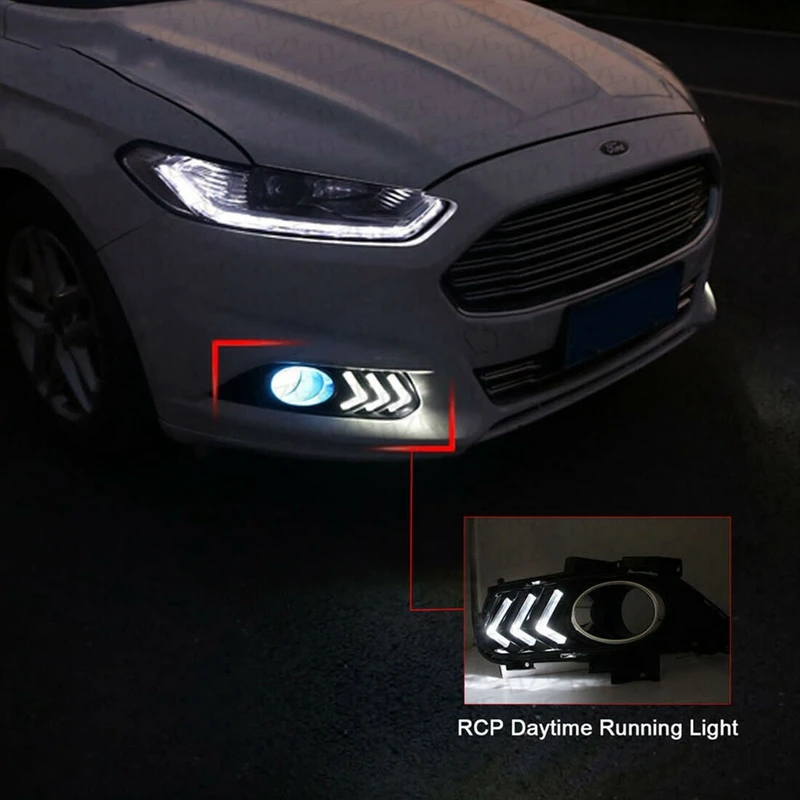 DRL светодиодный дневные ходовые огни, противотуманные фары для Ford Fusion Mondeo 2014 - 2016
DRL светодиодный дневные ходовые огни, противотуманные фары для Ford Fusion Mondeo 2014 - 2016