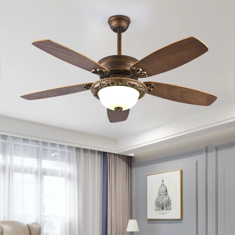 220V 52Inch 5 Blades Vintage Ceiling Fan With Lights Remote Control Ventilador De Techo Bedroom Ceiling Light Fan Lamp
220V 52Inch 5 Blades Vintage Ceiling Fan With Lights Remote Control Ventilador De Techo Bedroom Ceiling Light Fan Lamp