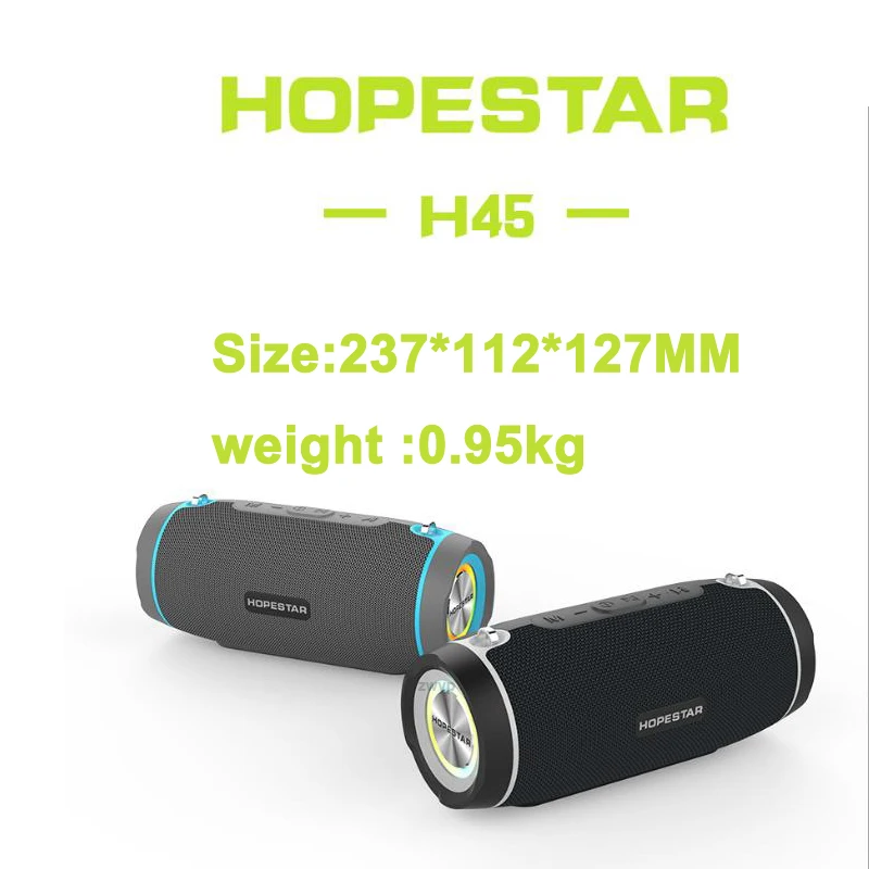 Hopestar H45 Party Portable Bluetooth Speaker 20w High Power Outdoor Waterproof Subwoof er Surround Sound System with Handle som
Hopestar H45 Party Portable Bluetooth Speaker 20w High Power Outdoor Waterproof Subwoof er Surround Sound System with Handle som