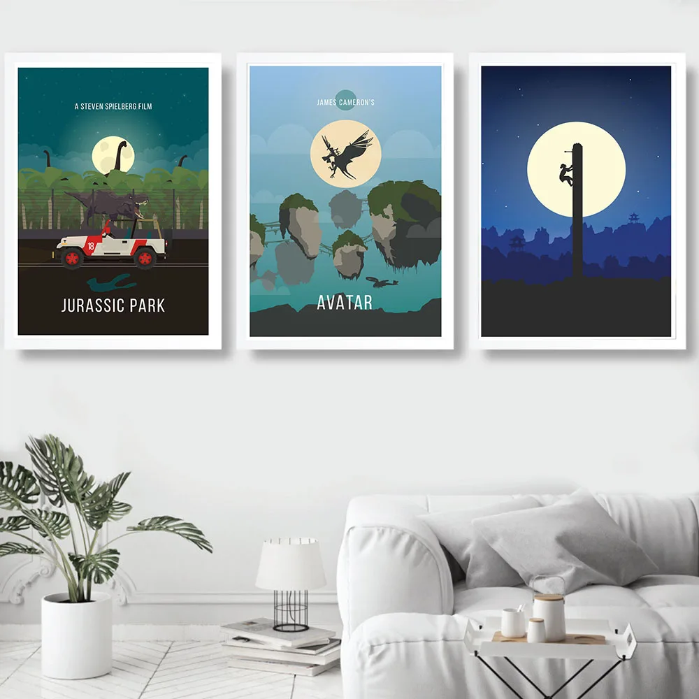 Nordic Movie Posters and Prints Dinosaur Park Landscape Canvas Painting Retro Wall Pictures for Living Room Home Decor No Frame 
Nordic Movie Posters and Prints Dinosaur Park Landscape Canvas Painting Retro Wall Pictures for Living Room Home Decor No Frame