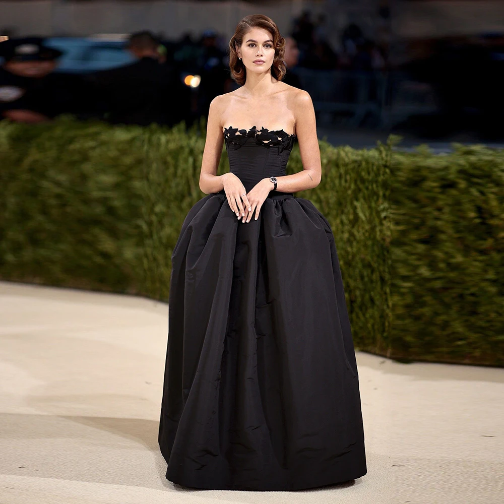 Black Fashion Elegant Sleeveless Strapless Long Formal Evening Dresses Floor Length Prom Dress Ball Gown Celebrity Dress
Black Fashion Elegant Sleeveless Strapless Long Formal Evening Dresses Floor Length Prom Dress Ball Gown Celebrity Dress
