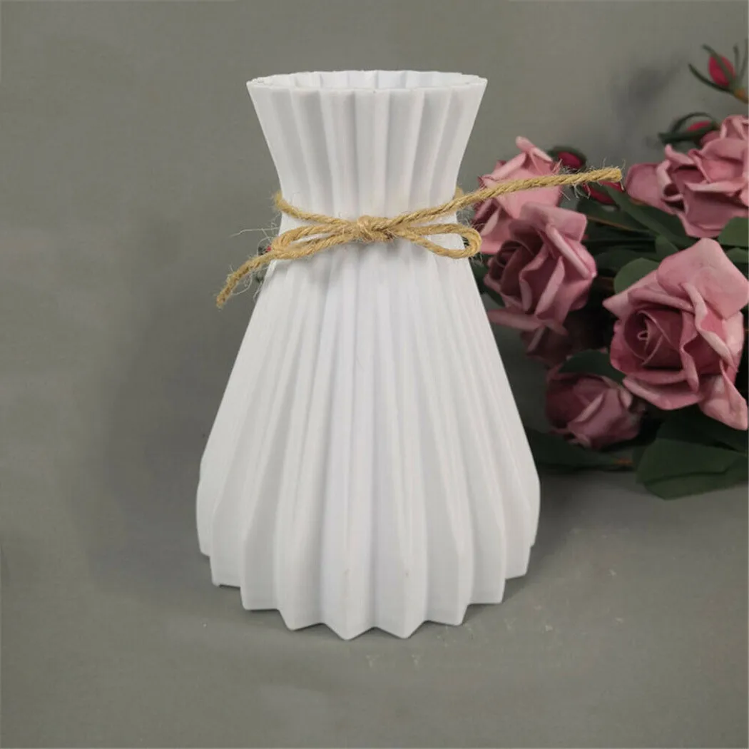 Wedding Decor Flower Vase 3 Colour Plastic Vases Anti-ceramic European Home Decor Simplicity Drop Shipping
Wedding Decor Flower Vase 3 Colour Plastic Vases Anti-ceramic European Home Decor Simplicity Drop Shipping