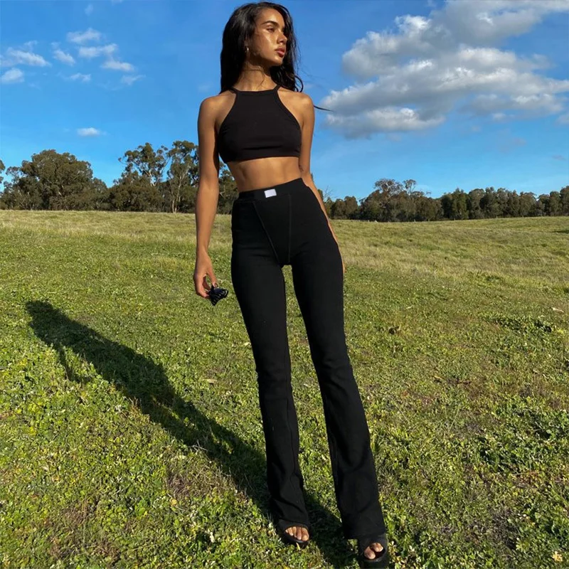 2021 New Fashion Women Solid Color Pants Sexy High Waist Slim Ribbed Leggings Autumn Streetwear Casual Bottom Pants
2021 New Fashion Women Solid Color Pants Sexy High Waist Slim Ribbed Leggings Autumn Streetwear Casual Bottom Pants