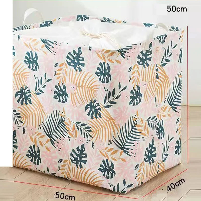 120L Cotton Linen Quilt Clothes Storage Box Household Cloth Art Moving And Moisture-Proof Finishing Storage Basket Wardrobe
120L Cotton Linen Quilt Clothes Storage Box Household Cloth Art Moving And Moisture-Proof Finishing Storage Basket Wardrobe
