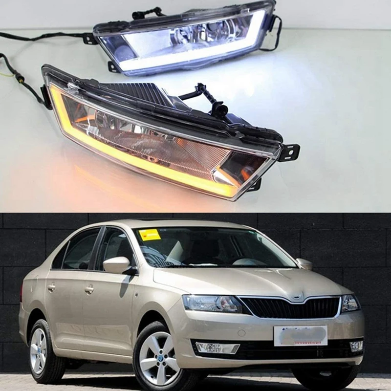 Car DRL LED Turning Signal 12V Daytime Running Light Fog Light Car Flashing for Skoda Rapid 2013-2015
Car DRL LED Turning Signal 12V Daytime Running Light Fog Light Car Flashing for Skoda Rapid 2013-2015