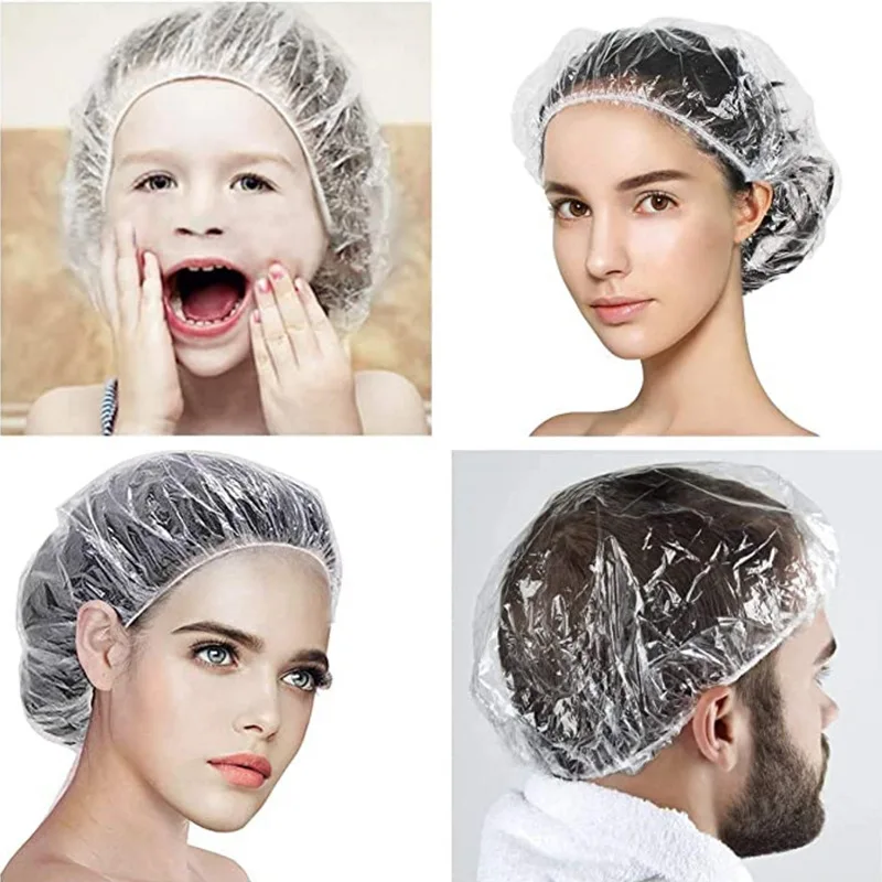 400Pcs Disposable Shower Cap Waterproof Bathing Tower Clear Hair Salon Bathroom Hair dye tools Beauty Salon Hair Treatment Cap
400Pcs Disposable Shower Cap Waterproof Bathing Tower Clear Hair Salon Bathroom Hair dye tools Beauty Salon Hair Treatment Cap