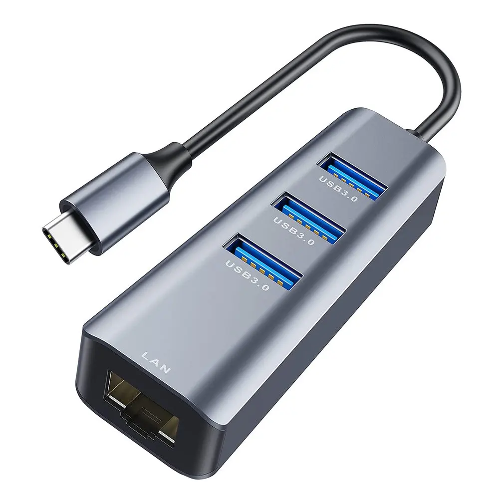 HOT-Type-C 4 в 1 концентратор 3 порта USB3.0 + стандартный адаптер, гигабитный свободный расширитель привода
HOT-Type-C 4 в 1 концентратор 3 порта USB3.0 + стандартный адаптер, гигабитный свободный расширитель привода