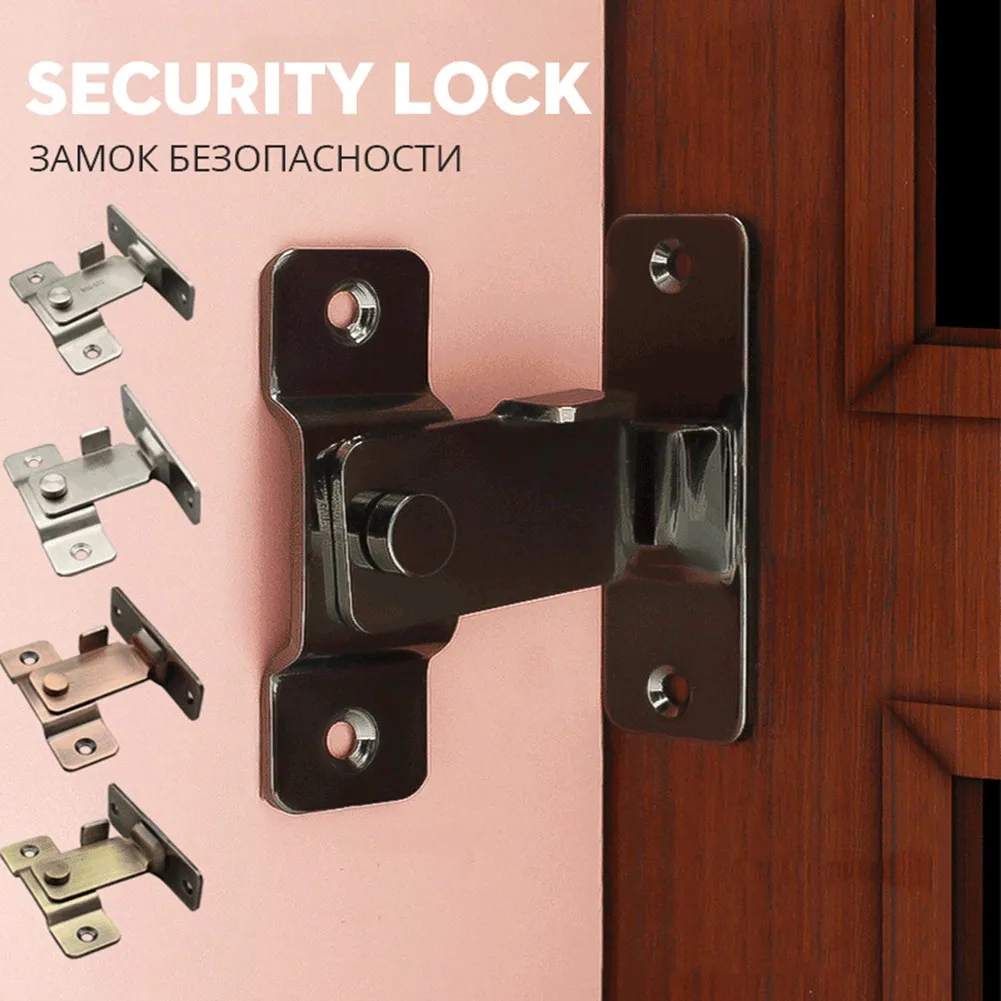 90 Degree Hasp Latches Stainless Steel Sliding Door Chain Locks Security Sliding Chain Locks For Window Cabinet Home Hardware
90 Degree Hasp Latches Stainless Steel Sliding Door Chain Locks Security Sliding Chain Locks For Window Cabinet Home Hardware