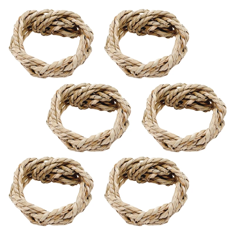 6pcs Natural Straw Napkin Ring Holder Napkins Buckle Circle Harvest Thanksgiving E8BD
6pcs Natural Straw Napkin Ring Holder Napkins Buckle Circle Harvest Thanksgiving E8BD
