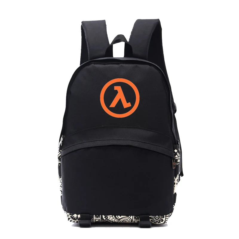 Retro Game Half Life Backpack Black School Backpack Casual Nylon Bag Gamer Backpacks
Retro Game Half Life Backpack Black School Backpack Casual Nylon Bag Gamer Backpacks