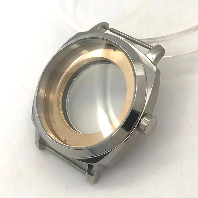 Mens Watch Case Silver 42MM Fit Miyota8215,8205,821A Dg2813,3804,Seagull ST Series Automatic Movement Wristwatch Men Waterproof
Mens Watch Case Silver 42MM Fit Miyota8215,8205,821A Dg2813,3804,Seagull ST Series Automatic Movement Wristwatch Men Waterproof