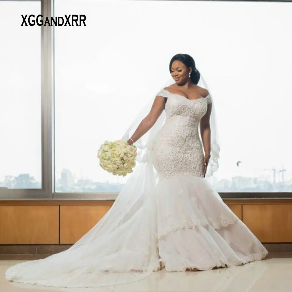 In Fashion African Bridal Gown Mermaid Wedding Dress 2022 Bridal Gown Lace Applique Beading Off Shoulder Layers Black Bride
In Fashion African Bridal Gown Mermaid Wedding Dress 2022 Bridal Gown Lace Applique Beading Off Shoulder Layers Black Bride