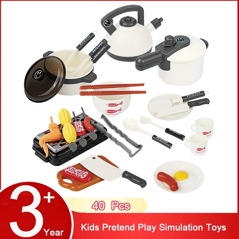 Kids Simulation Kitchenware Pretend Play Miniature Food Cooking Toy Kitchen Utensils Pots Pans Set Educational Toys For Children
Kids Simulation Kitchenware Pretend Play Miniature Food Cooking Toy Kitchen Utensils Pots Pans Set Educational Toys For Children