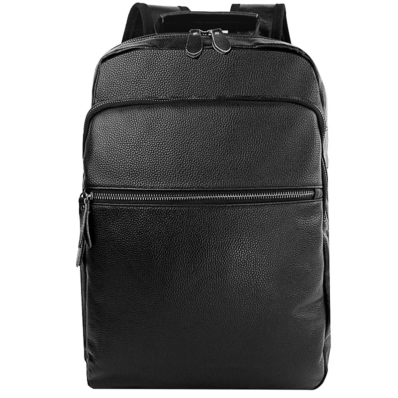 Simple Black Backpack Men Genuine leather Business Bags For Men High Quality Laptop Backpack Male Shool Bags For Teenager Boys
Simple Black Backpack Men Genuine leather Business Bags For Men High Quality Laptop Backpack Male Shool Bags For Teenager Boys