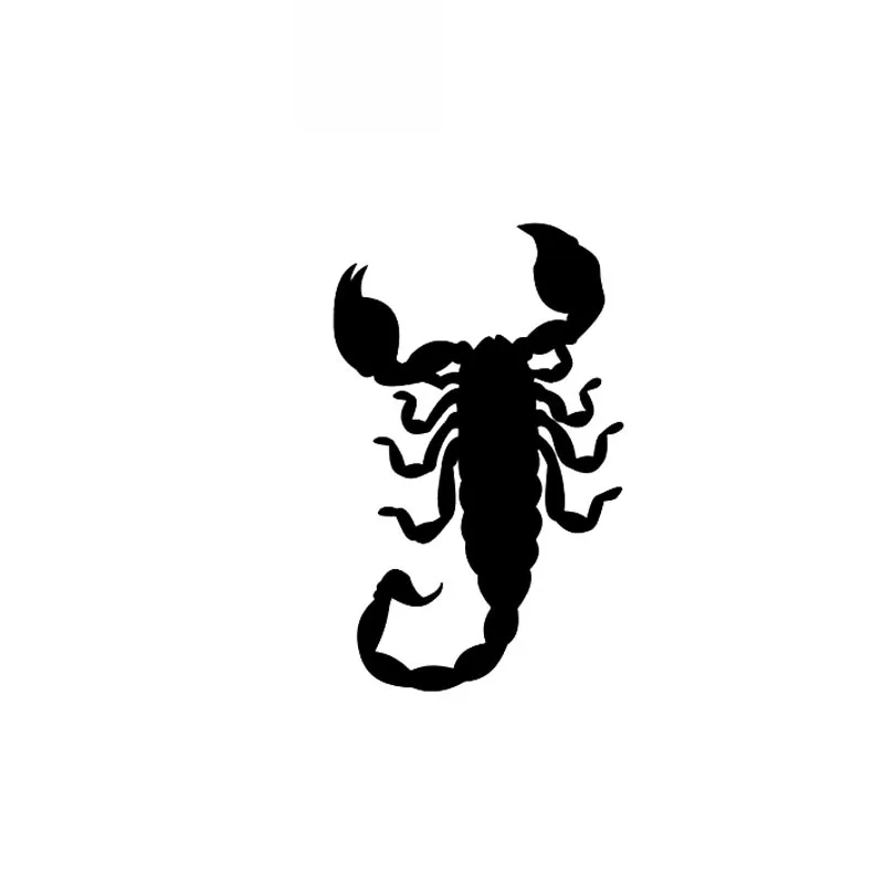 

Personality Ferocious Scorpion Thriller Decal Car Stickers Funny Pvc Stickers for Various Models Black/white, 13CM * 8CM
