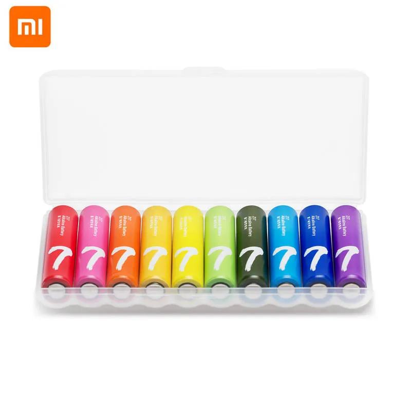 10PCS/Lot Original XIAOMI 1.5V AAA Battery Rainbow Disposable Batteries Kit for Camera Mouse Keyboard Controller Toys
10PCS/Lot Original XIAOMI 1.5V AAA Battery Rainbow Disposable Batteries Kit for Camera Mouse Keyboard Controller Toys