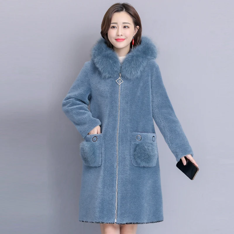 WYWAN Fur collar ladies coat fashion velvet coat women mid-length winter 2020 new women's coat
WYWAN Fur collar ladies coat fashion velvet coat women mid-length winter 2020 new women's coat