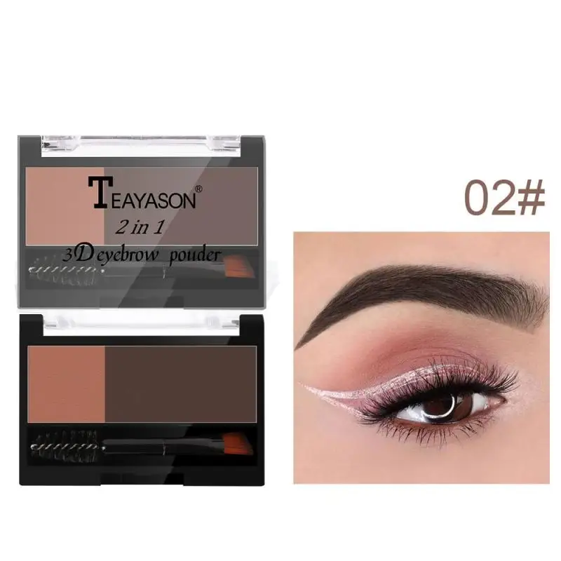 Double Color 3D Eye Brow Shadow Enhancers Natural Long Lasting Non-Blooming Eyebrow Powder Quick Makeup Palette Cosmetic TSLM1
Double Color 3D Eye Brow Shadow Enhancers Natural Long Lasting Non-Blooming Eyebrow Powder Quick Makeup Palette Cosmetic TSLM1