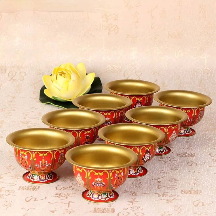 Tibetan buddha bowls Tantra talisman water purifying cups holy Buddhist supplies Dharma bowl 8pcs/lot
Tibetan buddha bowls Tantra talisman water purifying cups holy Buddhist supplies Dharma bowl 8pcs/lot