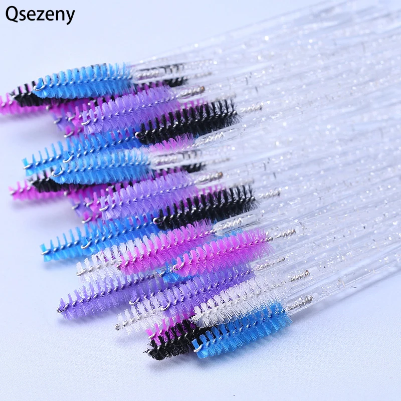 50Pcs Makeup brushes Disposable Crystal Eyebrow brush Diamond Handle Mascara Wands Applicator Eye Lashes Eyelash Extension Tool 
50Pcs Makeup brushes Disposable Crystal Eyebrow brush Diamond Handle Mascara Wands Applicator Eye Lashes Eyelash Extension Tool
