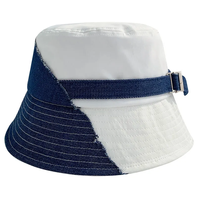 Hat Female 2021 New Spring Two-color Stitching Cowboy Fisherman Hat Korean Basin Hat Casual Sun Hat Male
Hat Female 2021 New Spring Two-color Stitching Cowboy Fisherman Hat Korean Basin Hat Casual Sun Hat Male