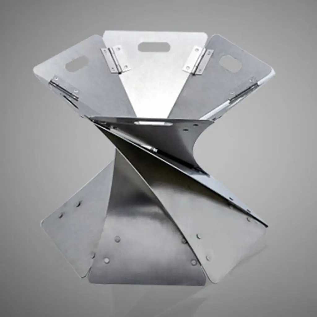 Ultralight Folding Stainless Steel Wood Burning Stove With Storage Bag For Outdoor Camping Hiking Picnic
Ultralight Folding Stainless Steel Wood Burning Stove With Storage Bag For Outdoor Camping Hiking Picnic
