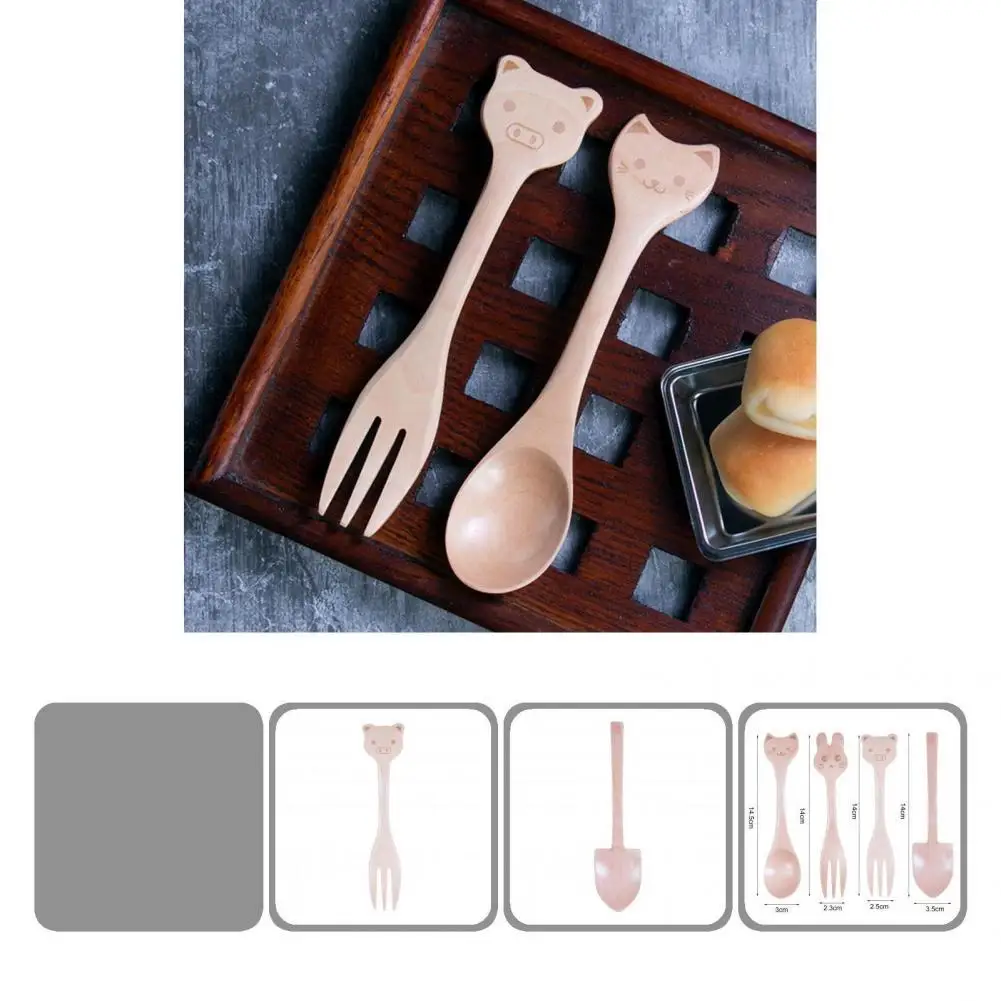 Creative Shape 4 Styles BPA Free Cartoon Children Stirring Spoon Baby Fork Cutlery for Kitchen
Creative Shape 4 Styles BPA Free Cartoon Children Stirring Spoon Baby Fork Cutlery for Kitchen
