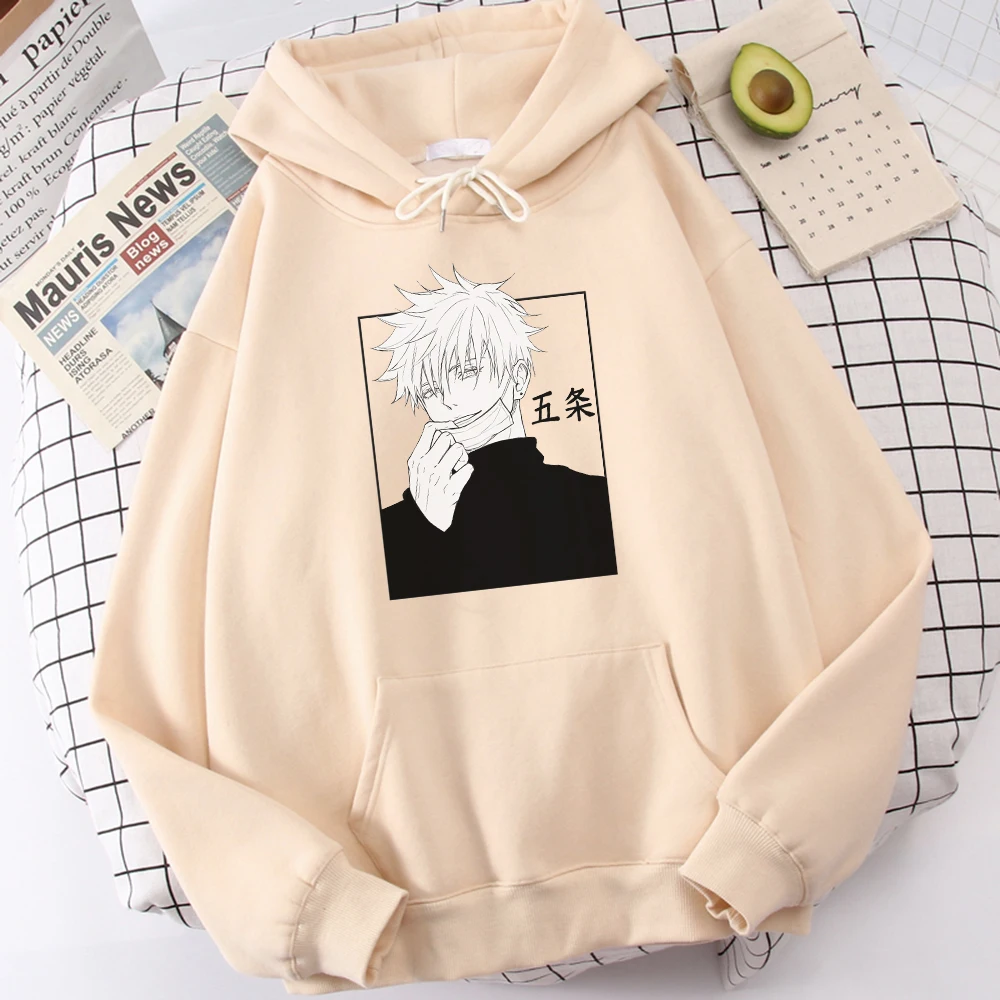 Jujutsu Kaisen Gojo Satoru Funny Print Men Sweatshirt Comfortable Brand Tops Thermal Vintage Male Hoodie Oversized Soft Hoodies
Jujutsu Kaisen Gojo Satoru Funny Print Men Sweatshirt Comfortable Brand Tops Thermal Vintage Male Hoodie Oversized Soft Hoodies