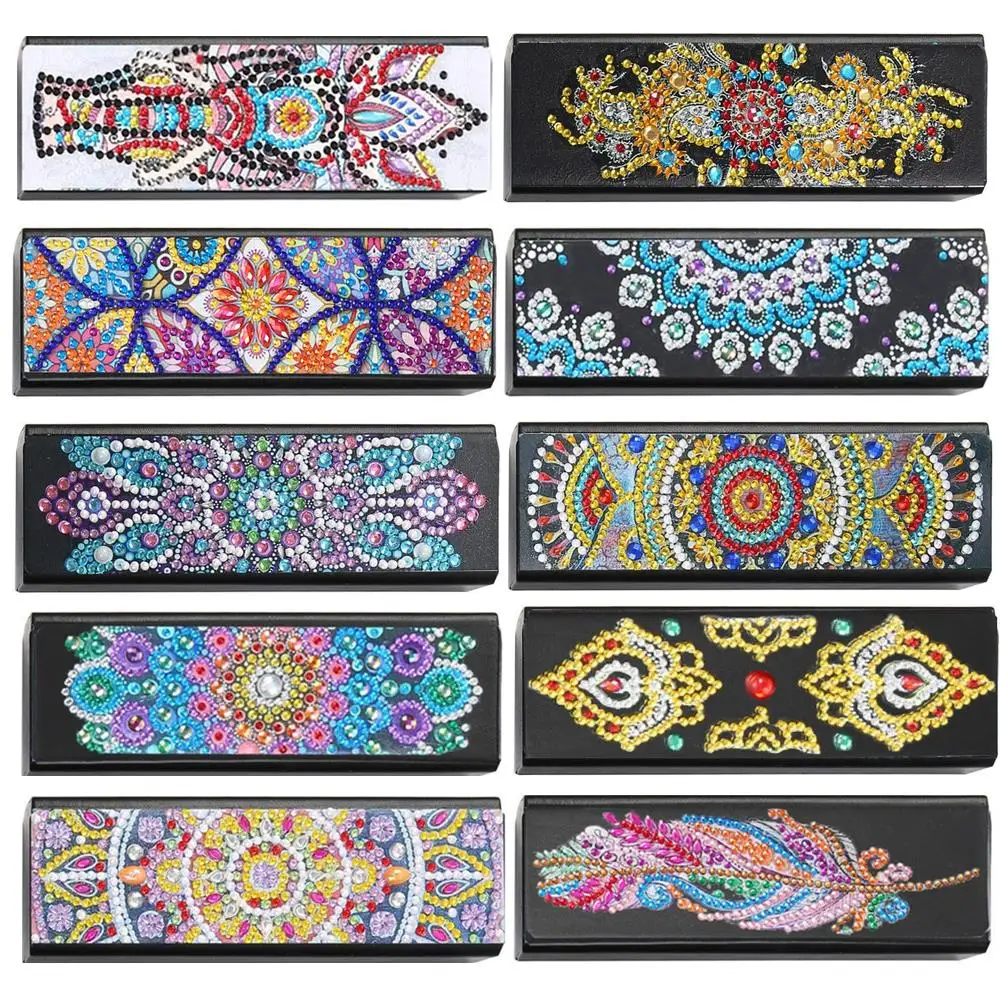 New Fine Glasses Box DIY Diamond Painting Sunglasses Case Portable Leather Glasses Storage Box Eyeglasses Box Crafts Art Gifts
New Fine Glasses Box DIY Diamond Painting Sunglasses Case Portable Leather Glasses Storage Box Eyeglasses Box Crafts Art Gifts