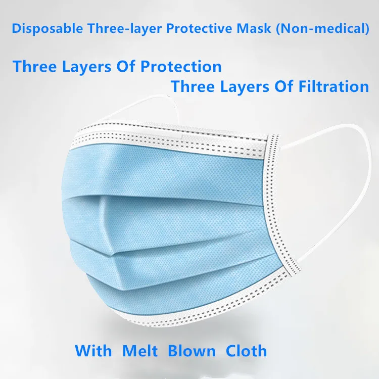 200Pcs/100Pcs/50Pcs/20/10Pcs Mask Disposable Non Wove 3 Layer Ply Filter Mask Mouth Face Mask Breathable Earloops Masks
200Pcs/100Pcs/50Pcs/20/10Pcs Mask Disposable Non Wove 3 Layer Ply Filter Mask Mouth Face Mask Breathable Earloops Masks