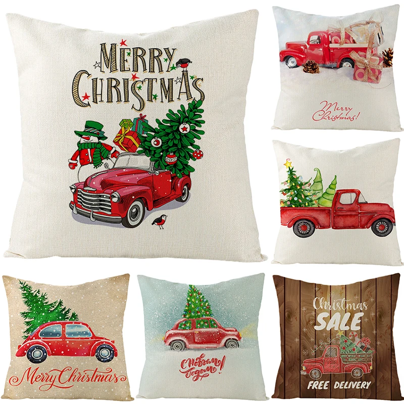 Christmas Pillowcase Red Car Truck Christmas Tree Throw Pillows Christmas Pillow Covers Home Softness Cover Pillow Home Decor
Christmas Pillowcase Red Car Truck Christmas Tree Throw Pillows Christmas Pillow Covers Home Softness Cover Pillow Home Decor
