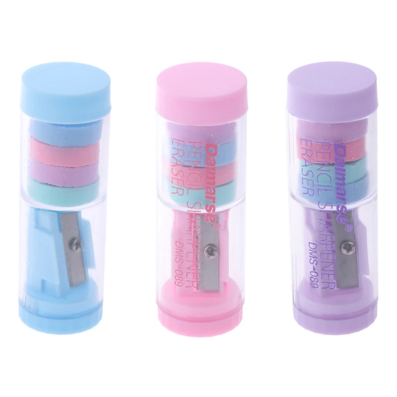Pencil Sharpener Candy Color With 4pcs Erasers Kawaii Pencil Sharpener For Girls Gifts Back To School Supplies Korean Stationery
Pencil Sharpener Candy Color With 4pcs Erasers Kawaii Pencil Sharpener For Girls Gifts Back To School Supplies Korean Stationery