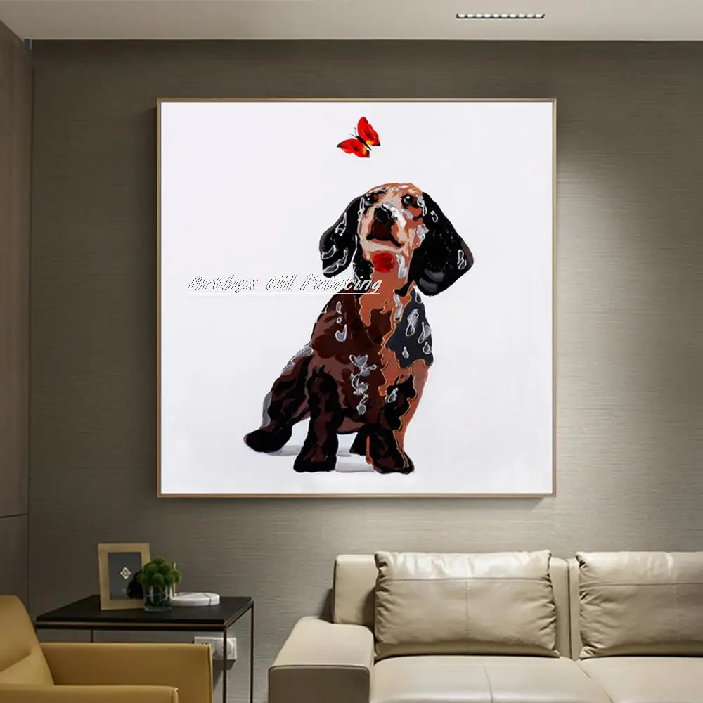 Arthyx,Hand Painted Modern Abstract Dog Animal Oil Painting On Canvas,Pop Art Wall Picture For Living Room Home Hotal Decoration
Arthyx,Hand Painted Modern Abstract Dog Animal Oil Painting On Canvas,Pop Art Wall Picture For Living Room Home Hotal Decoration