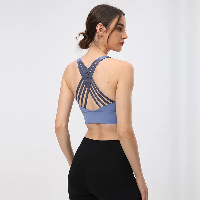 CROSS STRAP Cozy Soft Wireless Sports Bra Tops Women Mid Support Underwear Running Fitness Workout Yoga Brassiere Crop Tops
CROSS STRAP Cozy Soft Wireless Sports Bra Tops Women Mid Support Underwear Running Fitness Workout Yoga Brassiere Crop Tops