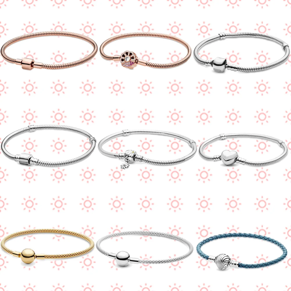 925 Solid Silver Bracelet 2021 New Arrivals Rose Golden Color Daisy Flower Barrel Clasp Snake Chain Bracelet Women Jewelry
925 Solid Silver Bracelet 2021 New Arrivals Rose Golden Color Daisy Flower Barrel Clasp Snake Chain Bracelet Women Jewelry