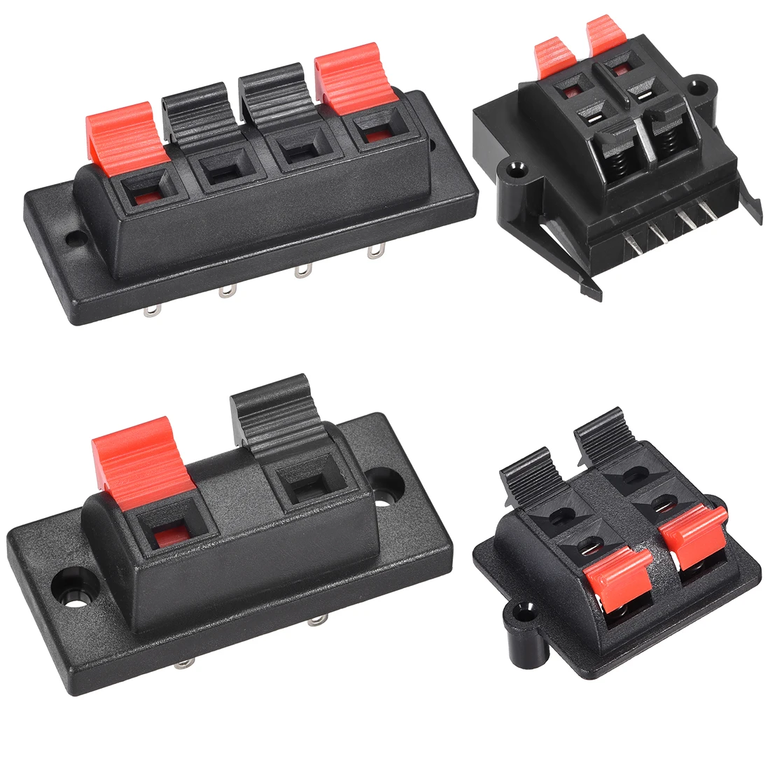 Uxcell Spring Speaker Terminal Clip Push Release Connector Audio Cable Terminals Strip Block for Speaker Cable Connecting
Uxcell Spring Speaker Terminal Clip Push Release Connector Audio Cable Terminals Strip Block for Speaker Cable Connecting