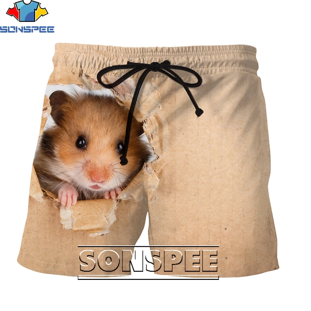 SONSPEE 3D Printing Hamster Animal Summer Men's and Women's Sports Short Casual Beach Pants Cute Fashion Trend Street Style
SONSPEE 3D Printing Hamster Animal Summer Men's and Women's Sports Short Casual Beach Pants Cute Fashion Trend Street Style